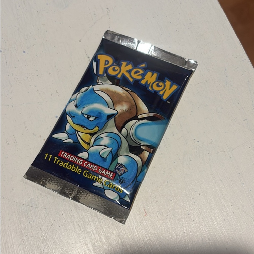 Pokémon first edition base set booster pack (proxy) - Blastoise Art custom made